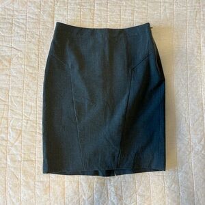 The Limited Gray Knee-length Pencil Skirt